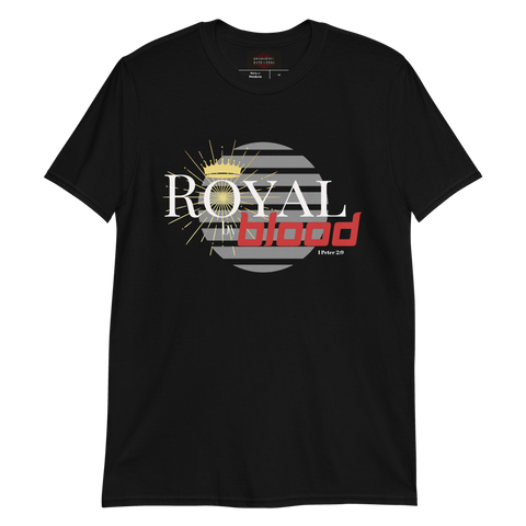 Royal by Blood Short-Sleeve Unisex T-Shirt (1 Peter 2:9)