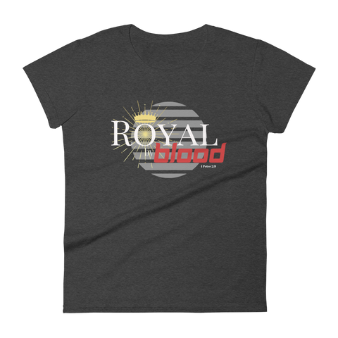 Royal by Blood Women's short sleeve t-shirt (1 Peter 2:9)